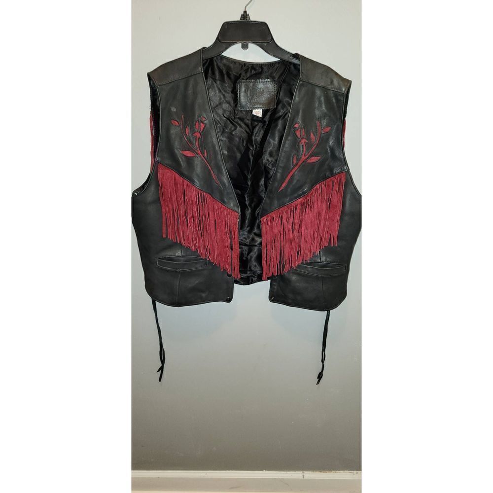 Branded Garmets Leather Vest 